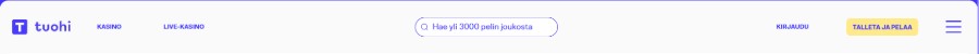 Tuohi Kasino käyttökokemus