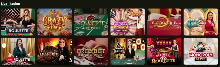 Livepelit Betrix Casinolla