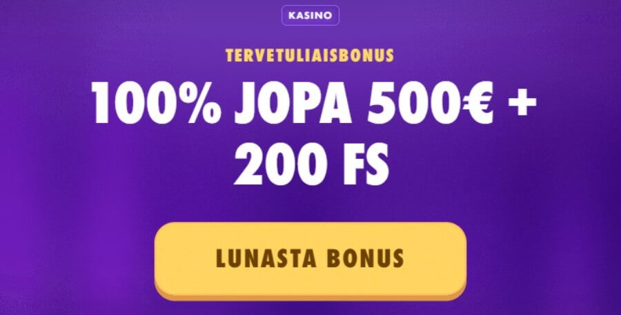 Polestar kasino tervetuliaisbonus