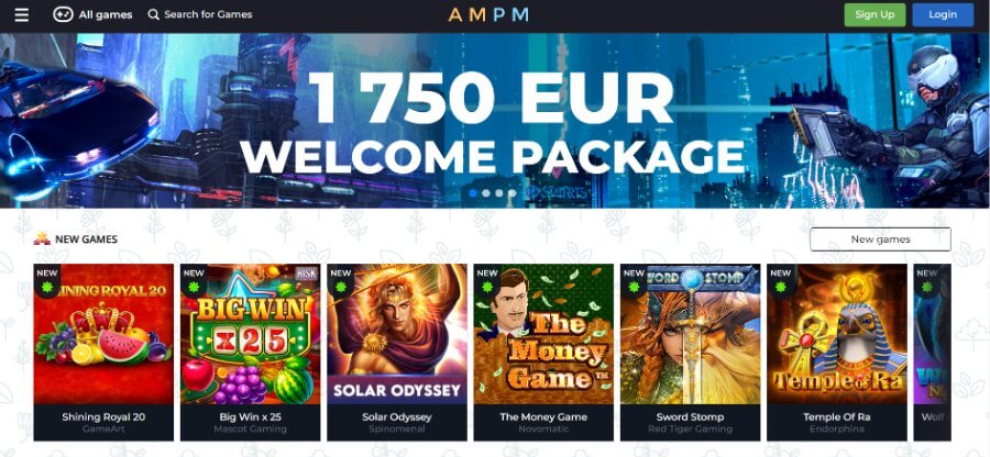 AMPM Casino etusivu