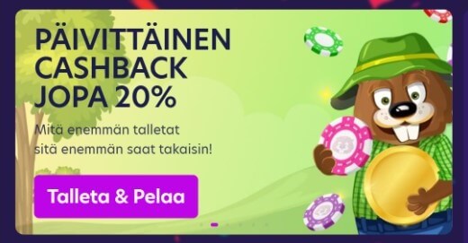 BingoBonga cashback