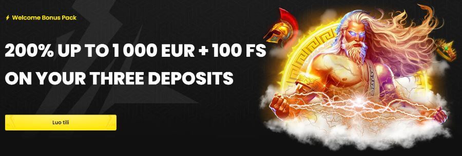 Blitz-bet tervetuliaisbonus