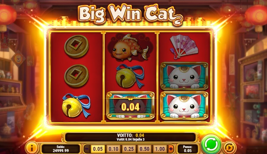 Big Win Cat grafiikka ja äänet