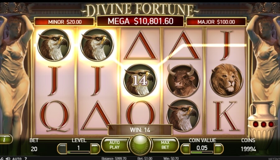 Divine Fortune peruspeli