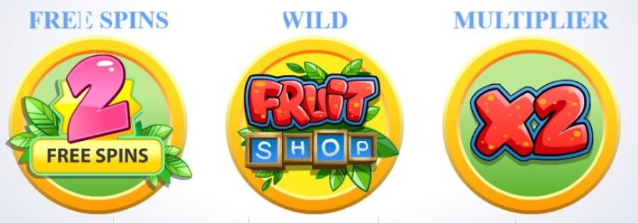 Fruit Shop erikoisominaisuudet