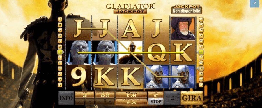 Playtech Gladiator Jackpot