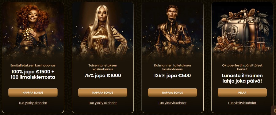 Goldspin tervetuliaisbonus