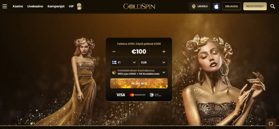 Goldspin etusivu