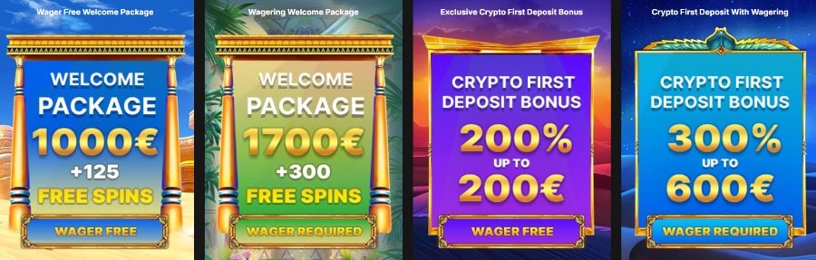 Horus Casino tervetuliaisbonukset