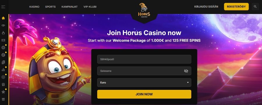 Horus Casino etusivu