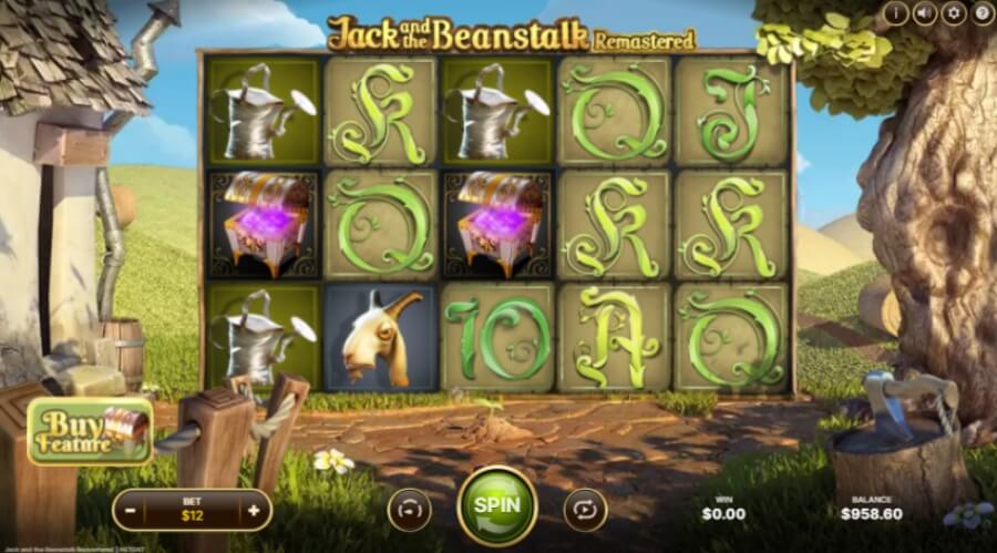 Jack and the Beanstalk visuaalinen ilme