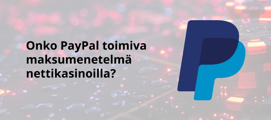 PayPal maksumenetelmänä