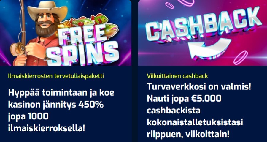 Scibet tervetuliaisbonus ja muut kasinon tarjoukset