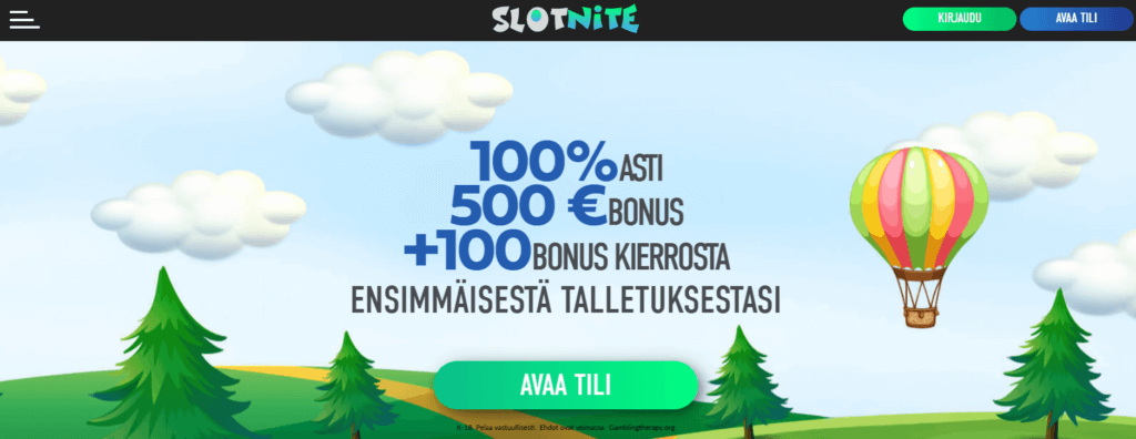 Slotnite bonus