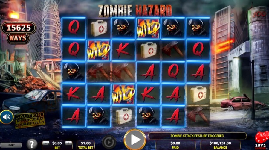 2 by 2 Gaming Zombie Hazard